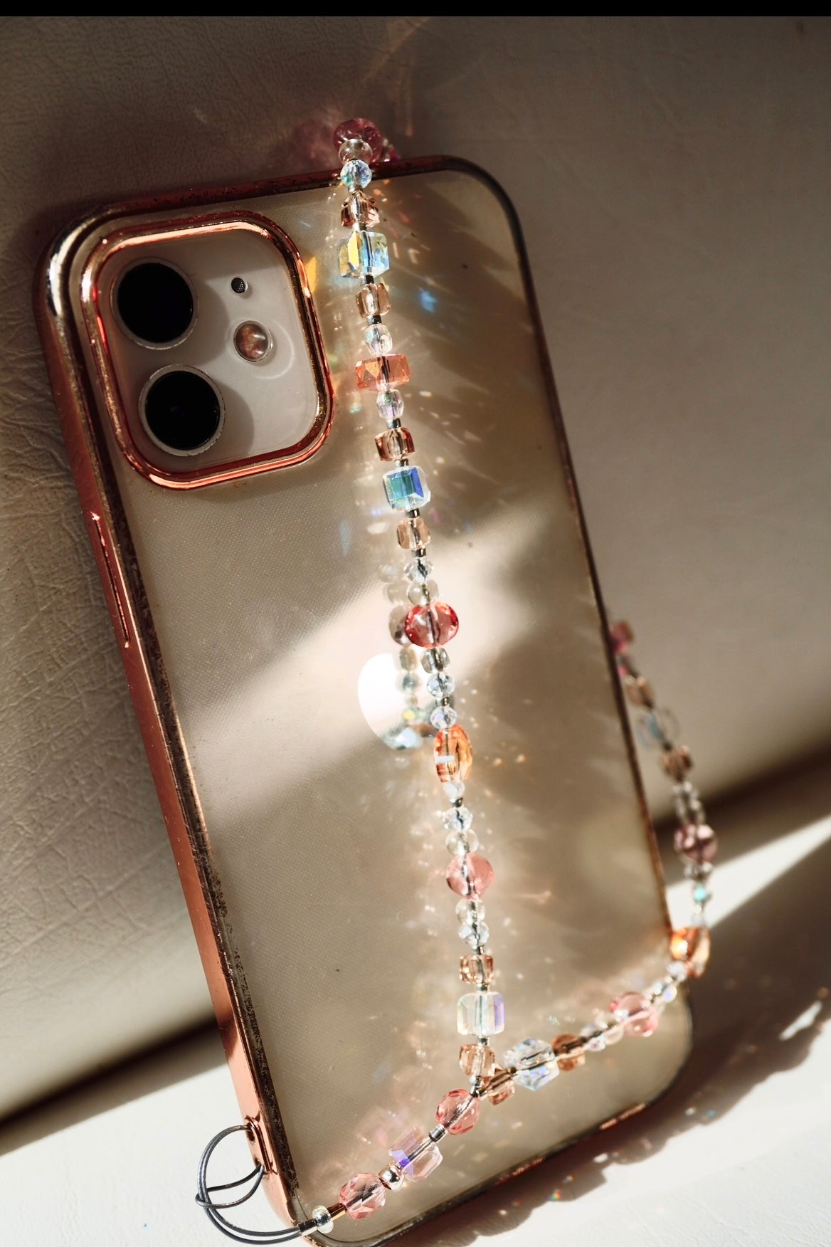 sparkling neutral Color phone strap